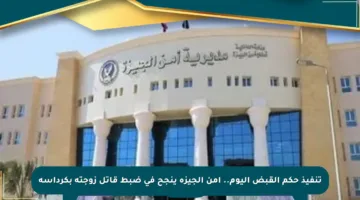 تنفيذ حكم القبض اليوم.. أمن الجيزة ينجح في ضبط قاتل زوجته بكرداسة